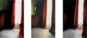 Red Curtain Triptych