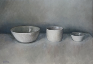 White bowls