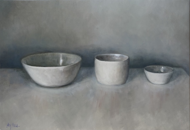 White bowls